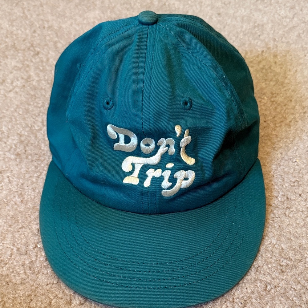 Teal 'Don't Trip' Men's Cap